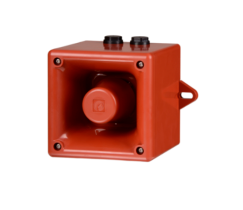 Picture of Sireen, max 113dB (1m), 64 tooni, 10-60VDC, PUNANE, IP66, E2S 