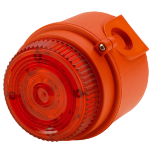 Picture of LED majakas IS-mC1, 16-28VDC, 100dB, PUNANE, PUNANE, IP65, ATEX, E2S 