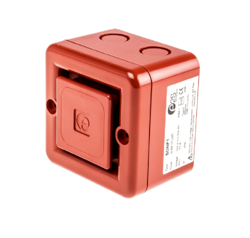 Picture of Sireen 100dB (1m), 10 tooni, 10-30VDC, PUNANE, 2xM20, IP66, e2S 