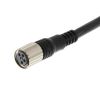 Picture of Andurikaabel PVC + pesa, otse, A-coded, (2m + M8 4-pin), Omron 
