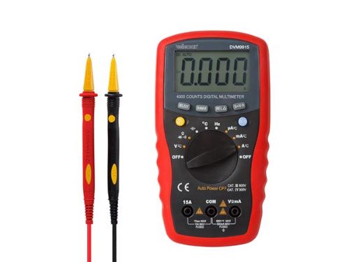 Picture of Digitaalmultimeeter 10A AC/DC mahtuvus, sagedus, temp. Velleman 