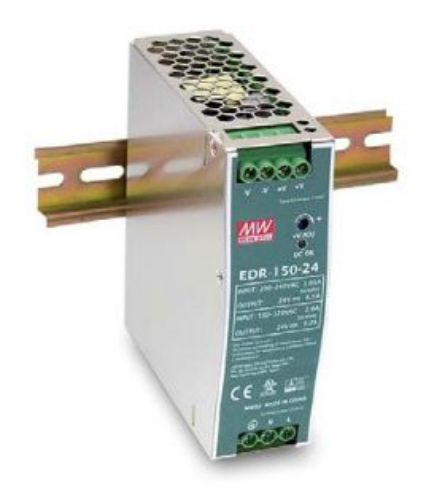 Picture of Toiteplokk EDR, 24VDC 6.5A 156W, 90-264VAC/127-370VDC, Mean Well 