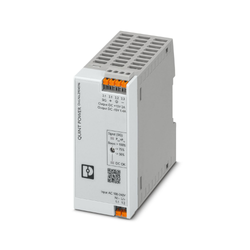 Picture of Toiteplokk QUINT,  2x15VDC 2A, 100-240VAC/110-250VDC, Phoenix 