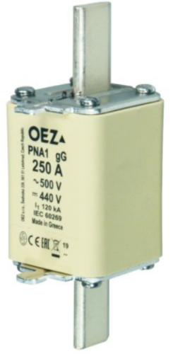 Picture of Sular PNA1, 50A gG, 500VAC/440VDC, OEZ 