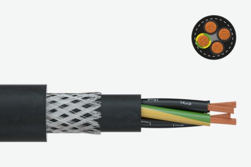 Picture of Kaabel YSLYCY-JZ600 25G0.75mm2 0.6/1kV varjestatud, must, kiuline nr.sooned 