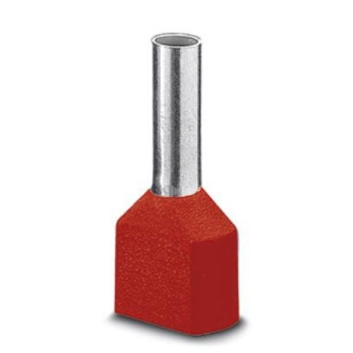 Picture of Cu-otsahülss AI-TWIN 2x10-14 RD (100tk/pk), Phoenix 