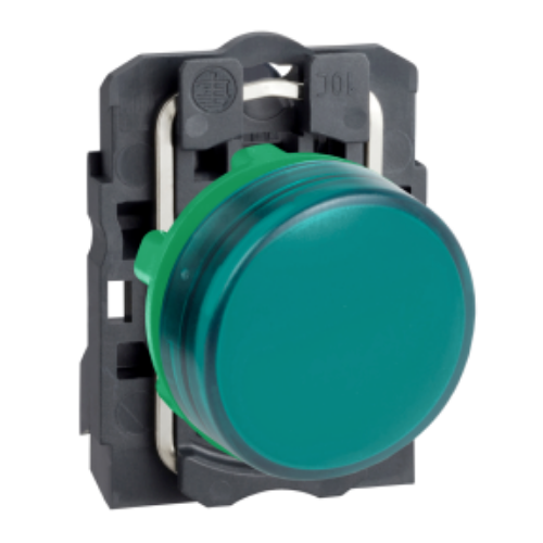Picture of Signaallamp ROHELINE (ZB5AV033) + LED VALGE 230VAC (ZBVB5AVM1), raam (ZB5AZ009), IP66, Schneider 