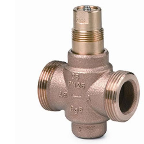Picture of 2-port seat valve, externally threaded, PN25, DN15, kvs 2.5. For use as a control, Siemens