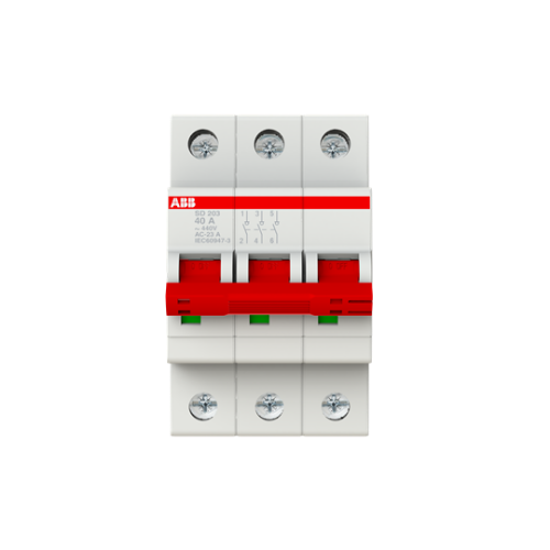 Picture of Pealüliti 3P, 40A, 3 moodulit, ABB 