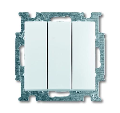 Picture of Lüliti 3-ne, klahviga, valge, vedrukl. süv. IP20, Basic55 