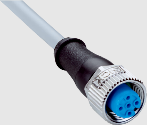 Picture of Andurikaabel PVC + pesa otse, varjestatud ( 30m + M12 4-pin ), SICK 