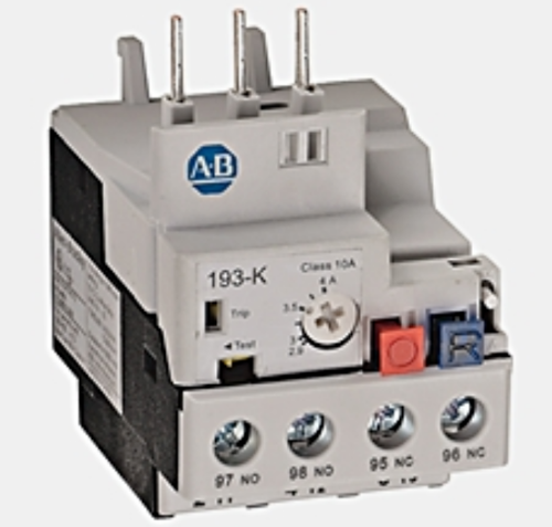 Picture of Termorelee193-K, 1.8-2.5A, 1NO+1NC, Allen Bradley 