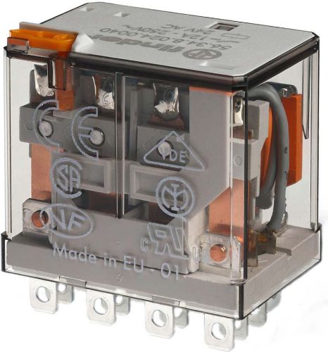 Picture of Relee 56.34, 4CO 12A 230VAC testnupp+meh.ind., pesa 96.04, Finder
