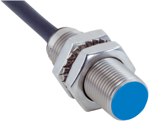 Picture of Ind.andur IMB, M12, Sn=4mm, Shielded, NPN-NO, kere 34mm, roostevaba, kaabel 0.2m M12 4-pin, SICK 