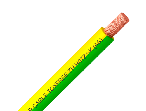 Изображение Juhe TOXFREE ZH H07Z1-K 70mm2, HF B2ca, 450/750V, 70ºC, ko/ro